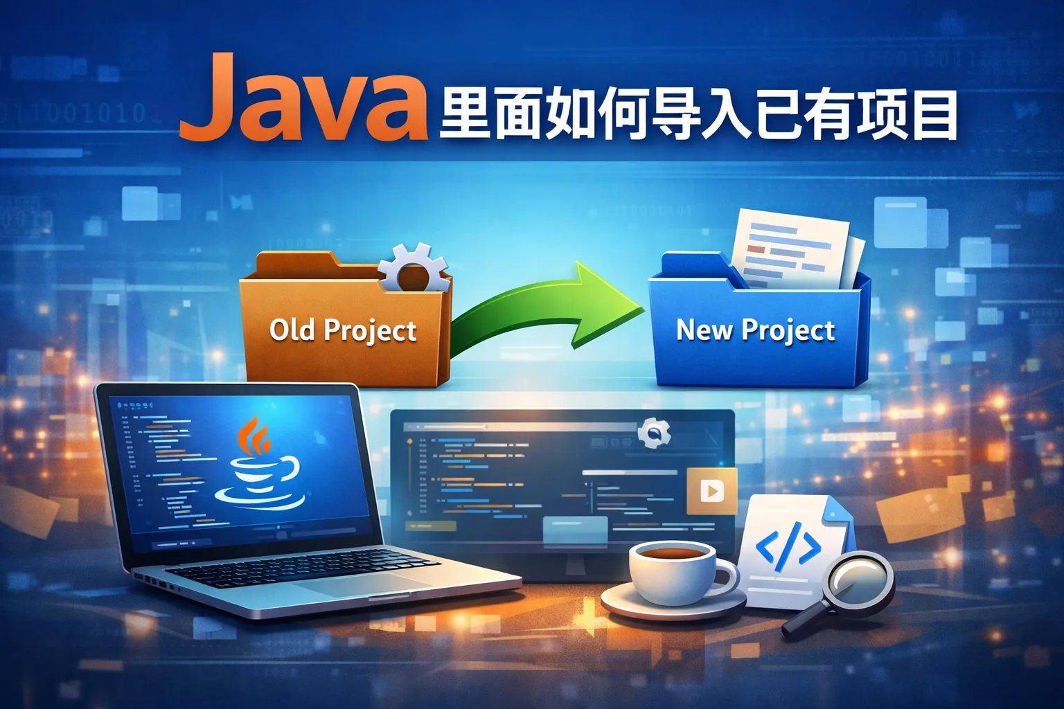 java里面如何导入已有项目
