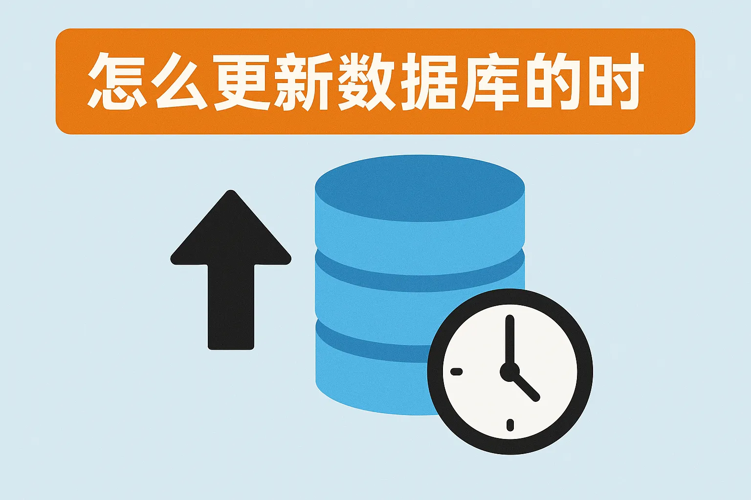 怎么更新数据库的时间