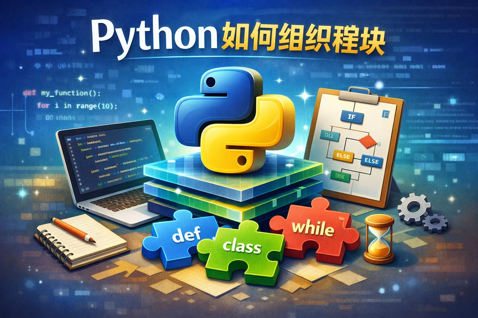 python如何组织程序块