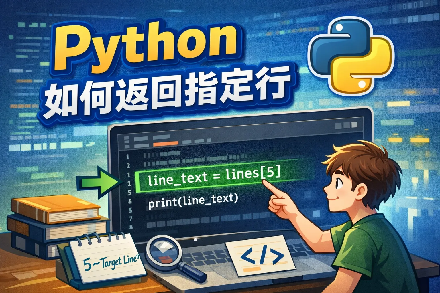 python如何返回指定行