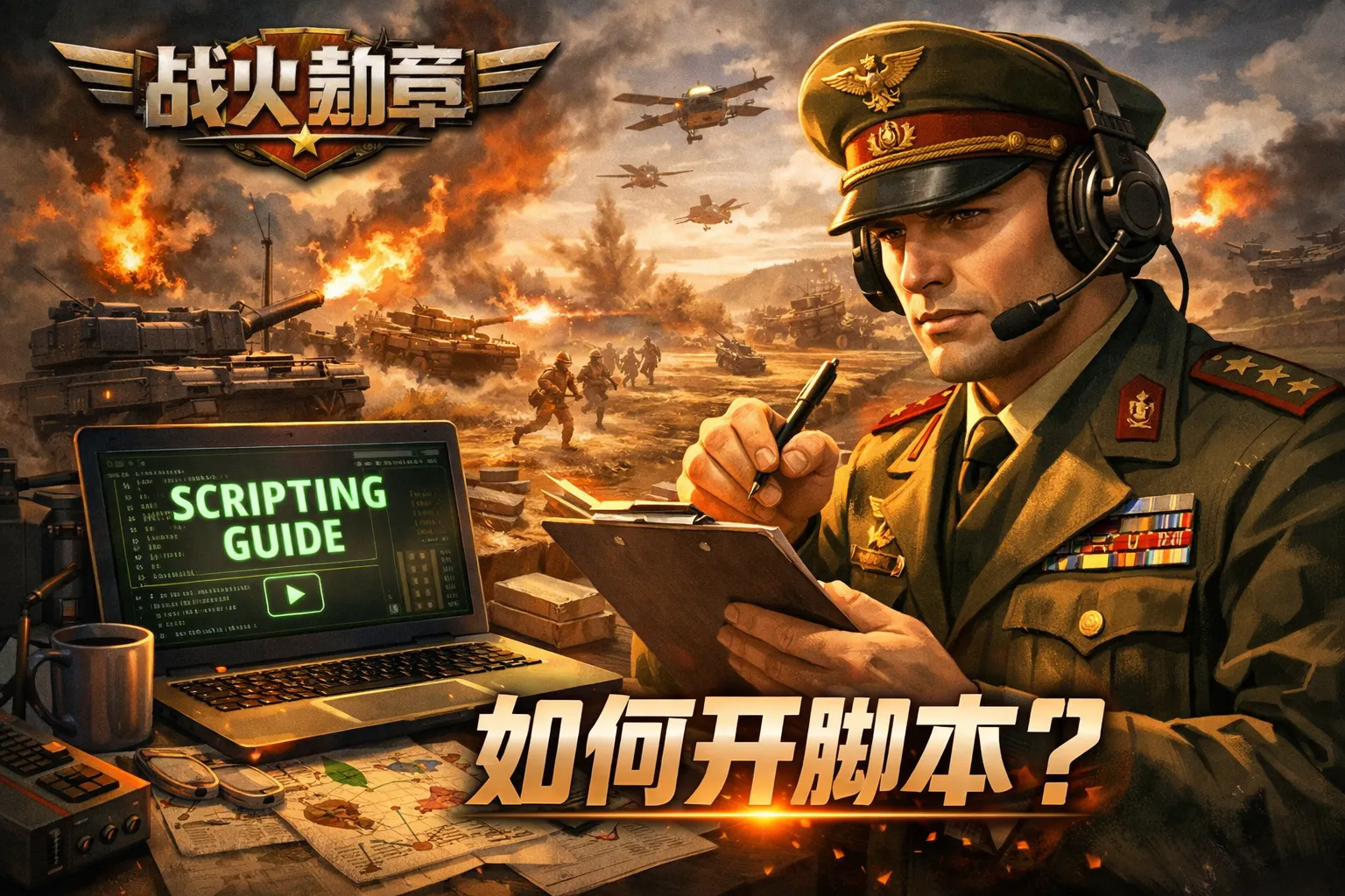 战火勋章如何开脚本