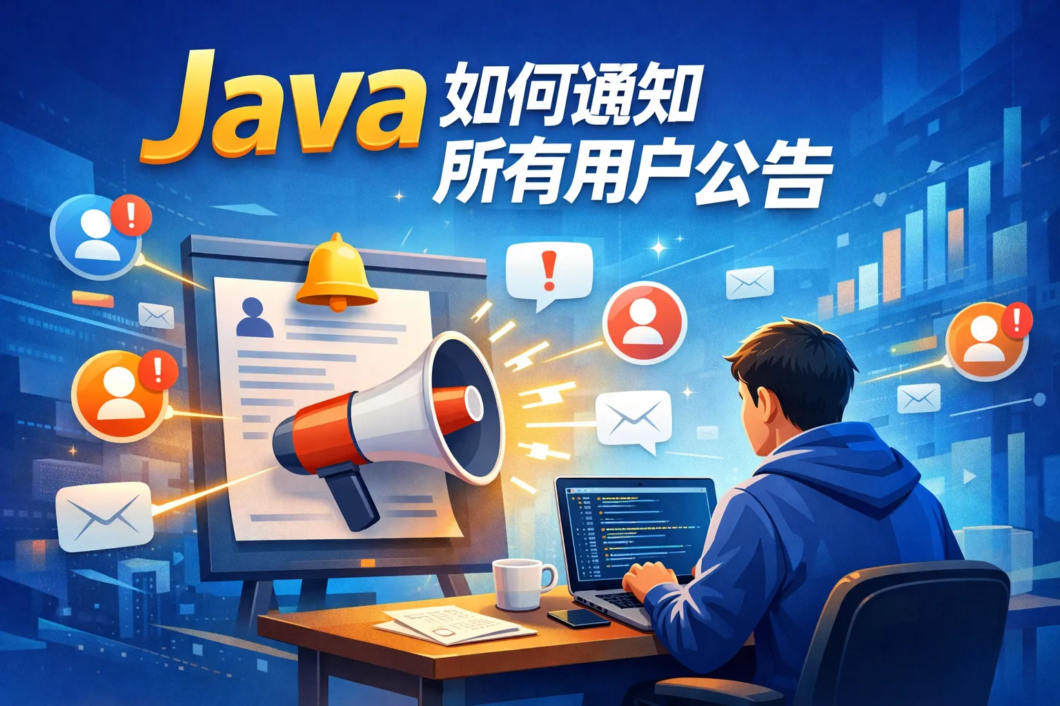 java如何通知所有用户公告