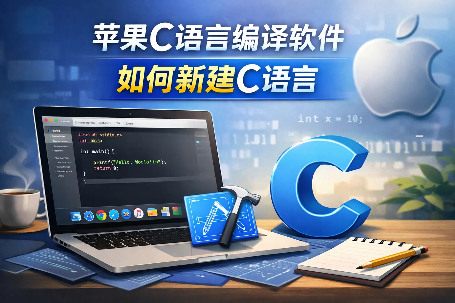 苹果c语言编译软件如何新建c语言