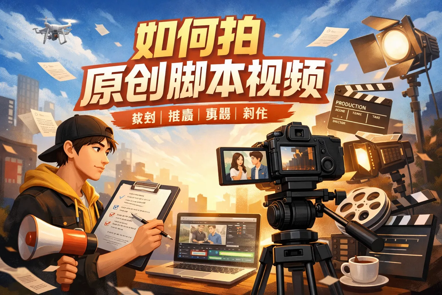 如何拍原创脚本视频