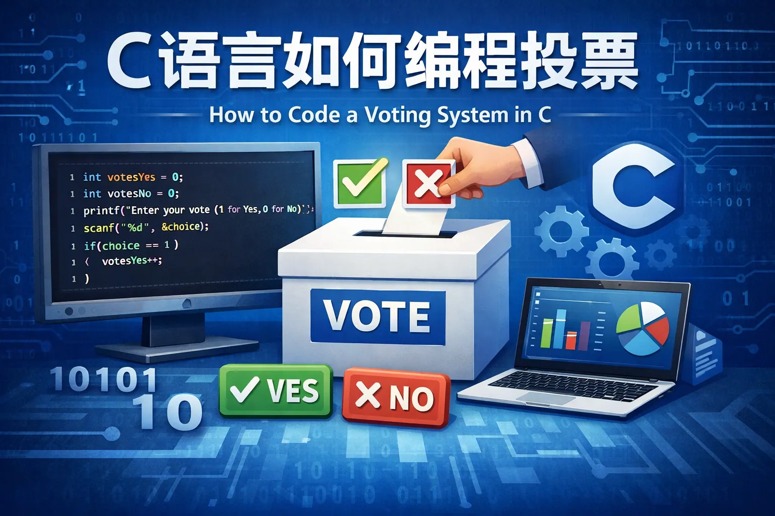 c语言如何编程投票