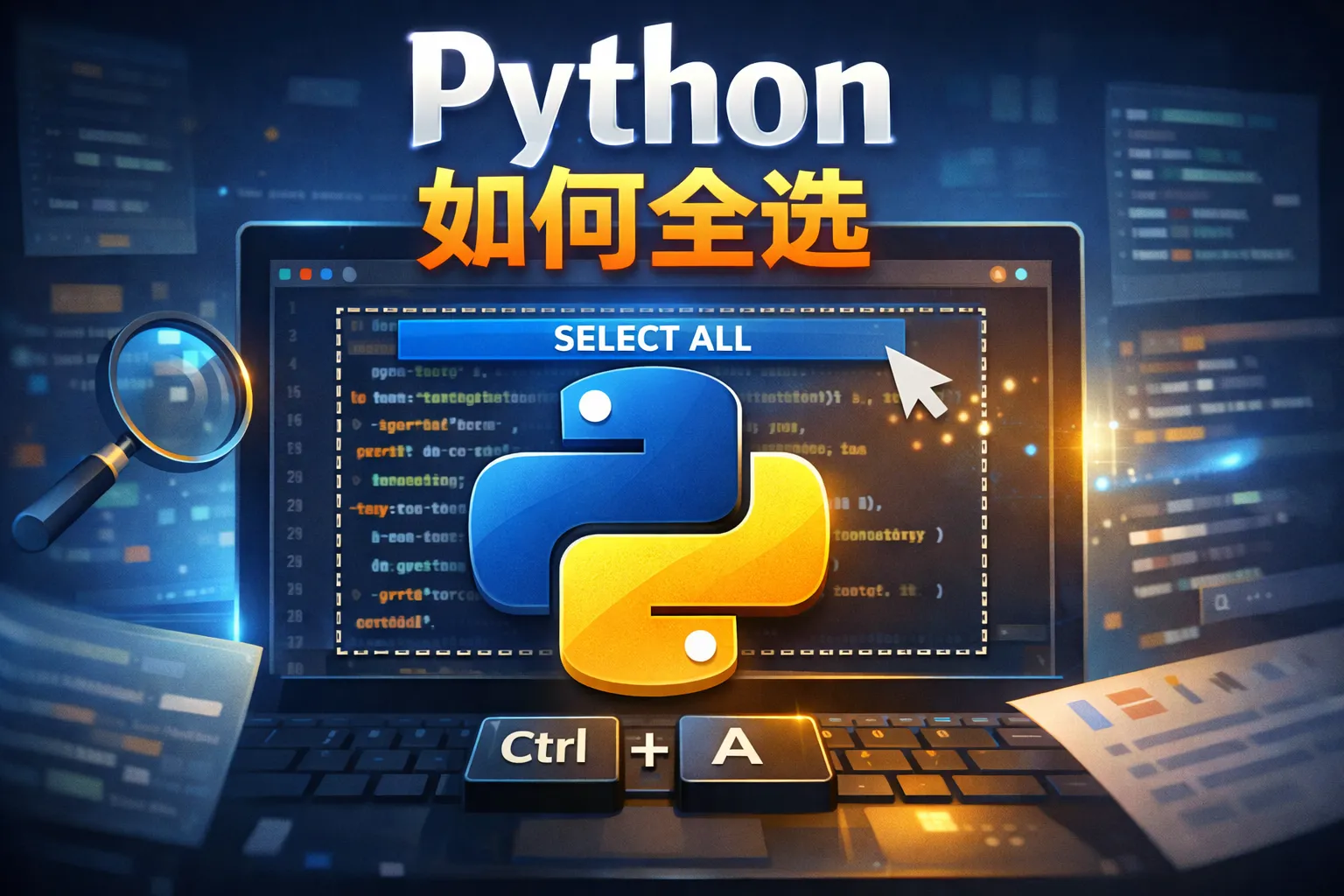 Python 如何全选