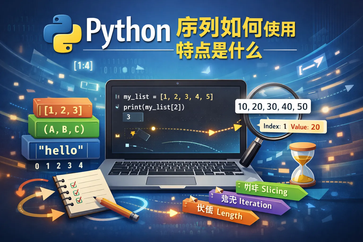 python序列如何使用特点是什么