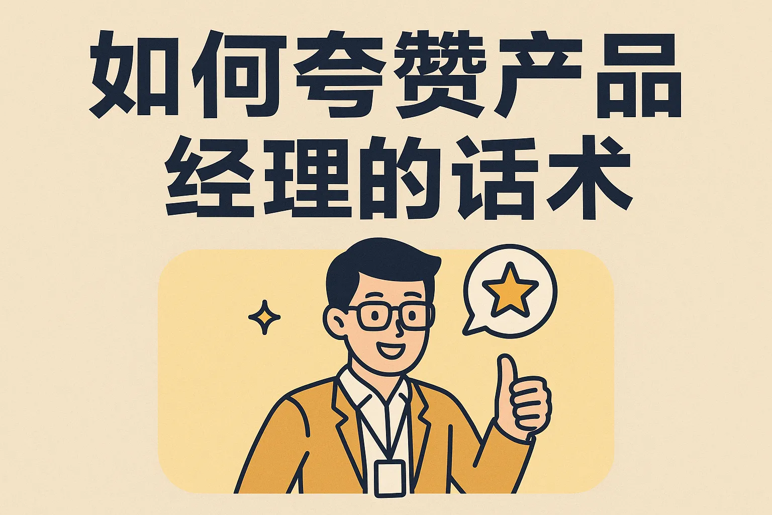 如何夸赞产品经理的话术