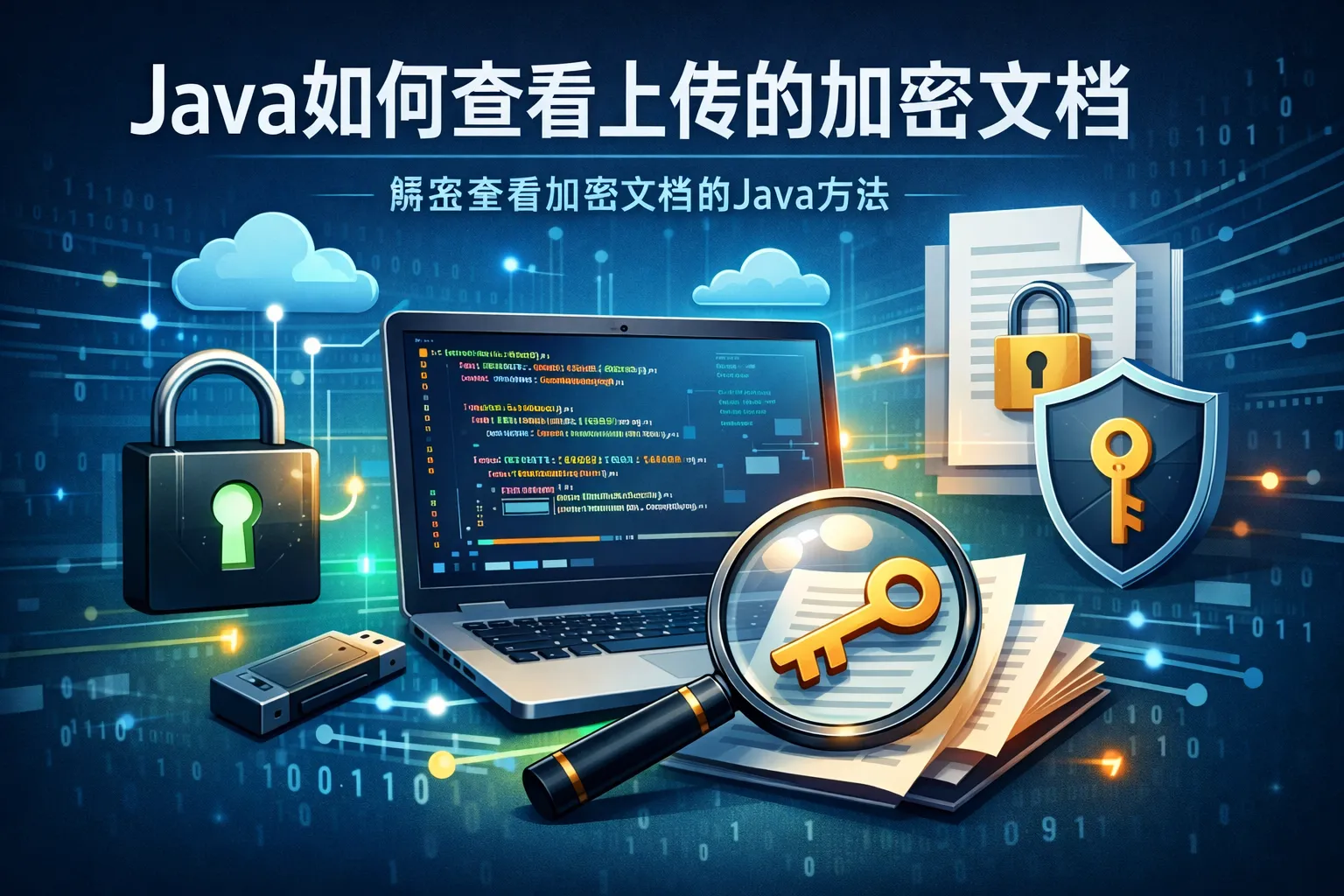 Java如何查看上传的加密文档