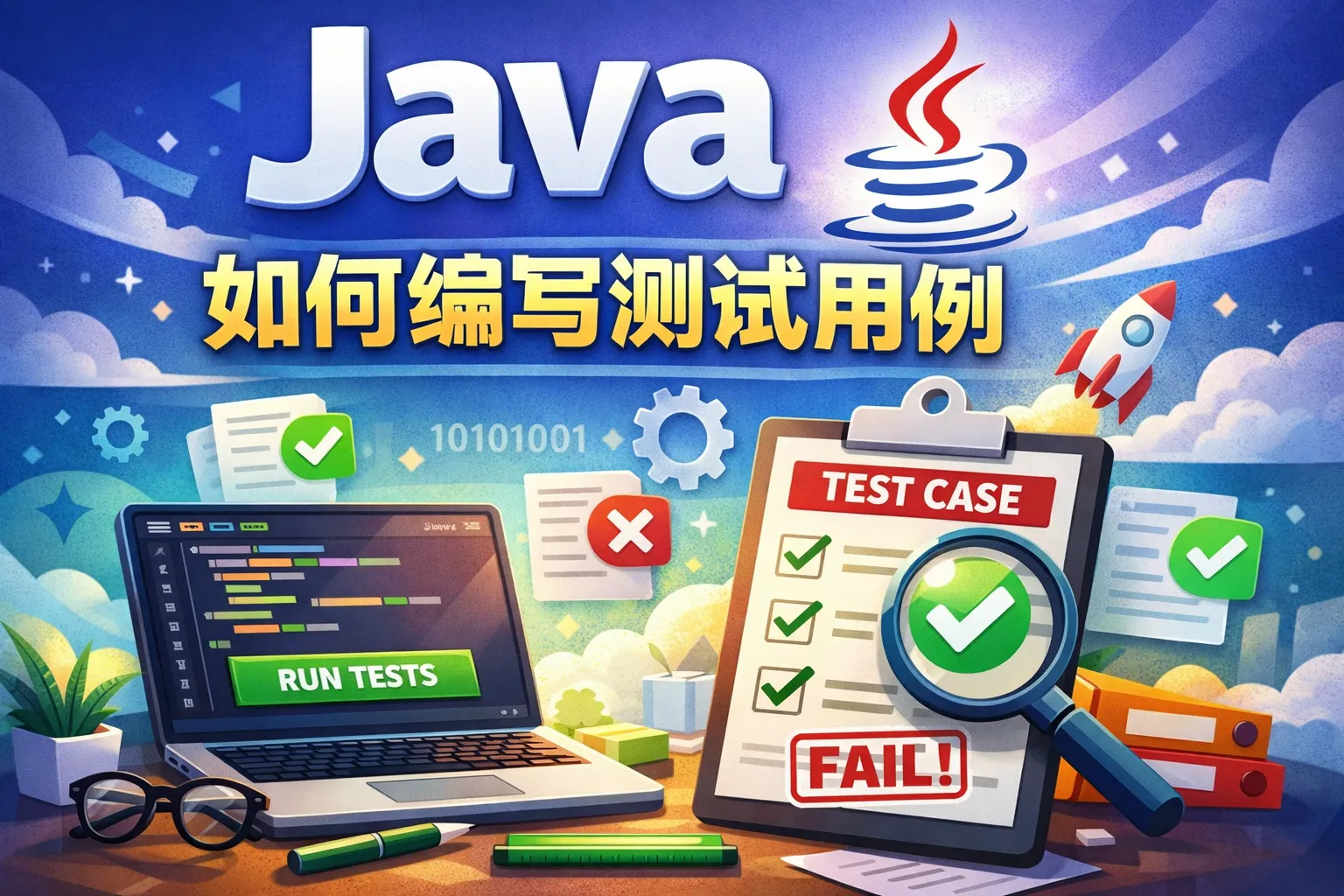 java 如何编写测试用例