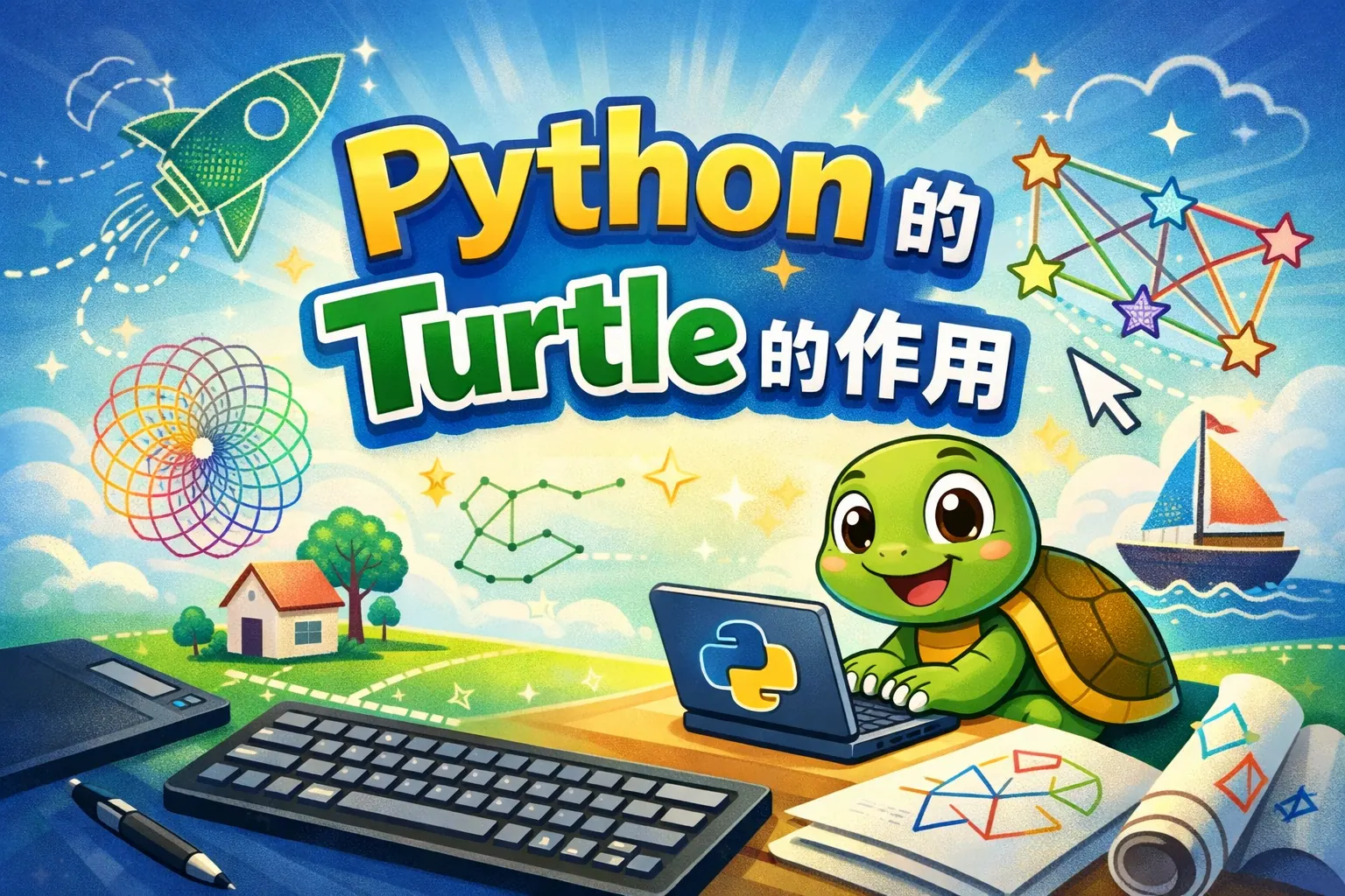 python的turtle的作用