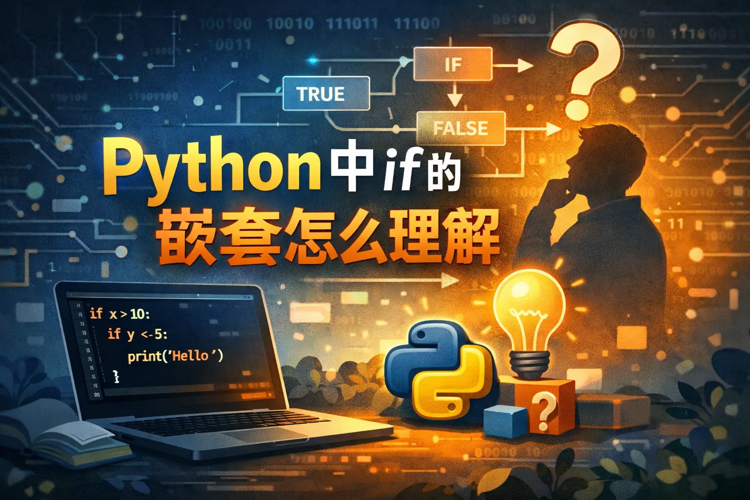 python中if的嵌套怎么理解