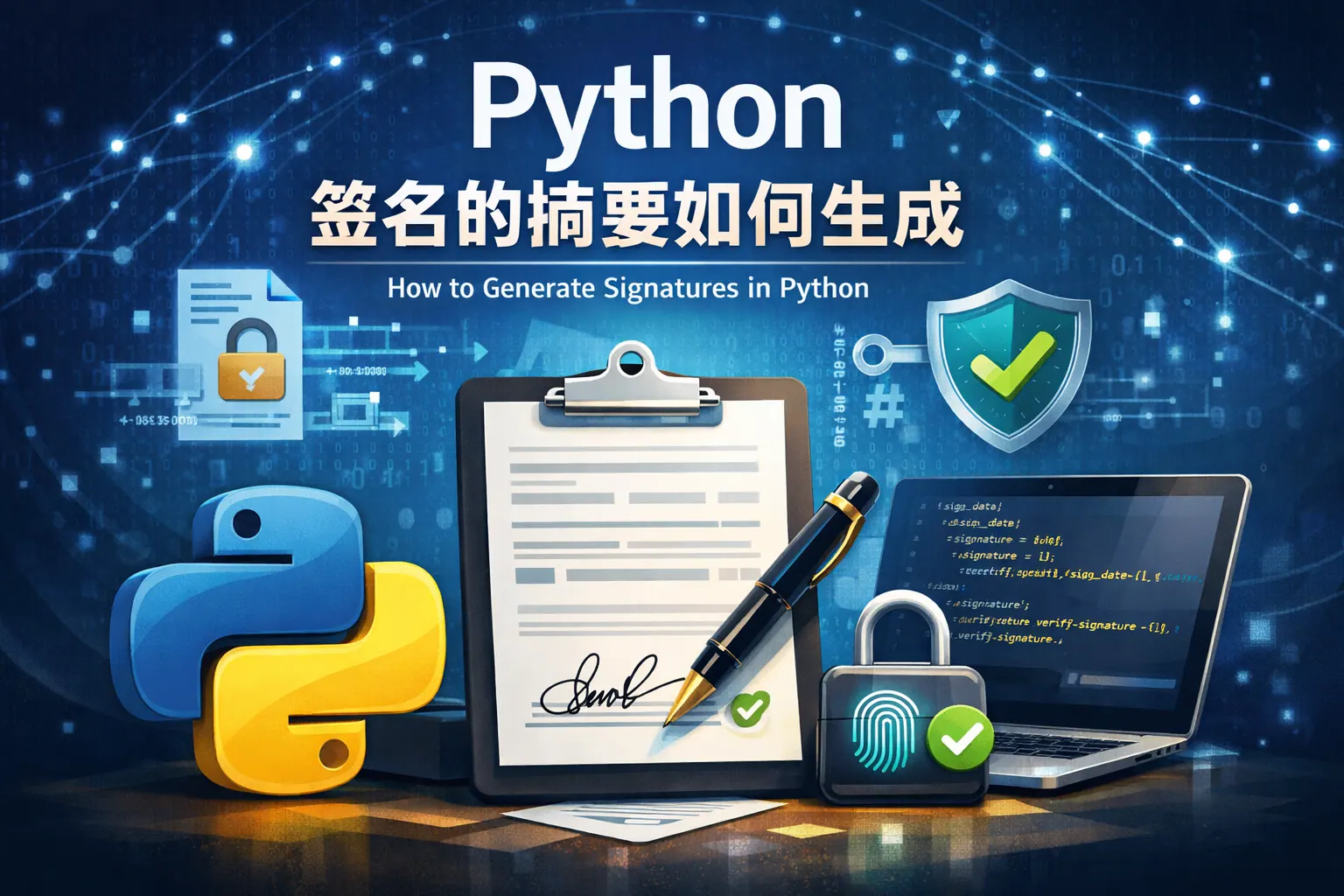 Python签名的摘要如何生成