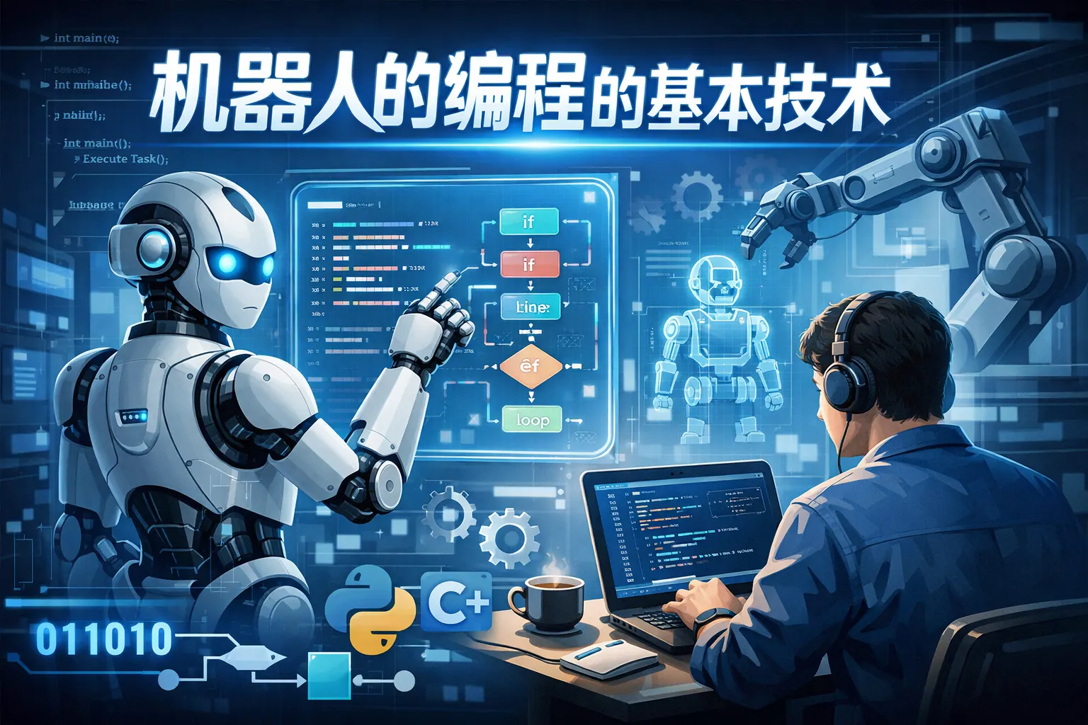 机器人编程的基本技术有