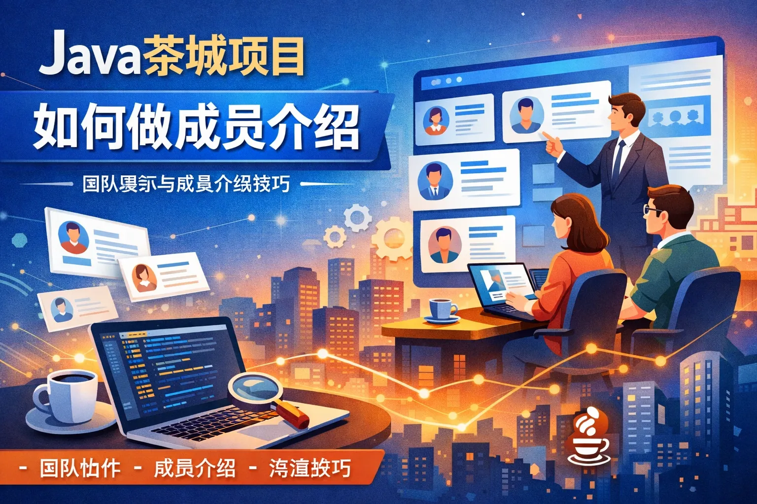 Java茶城项目如何做成员介绍