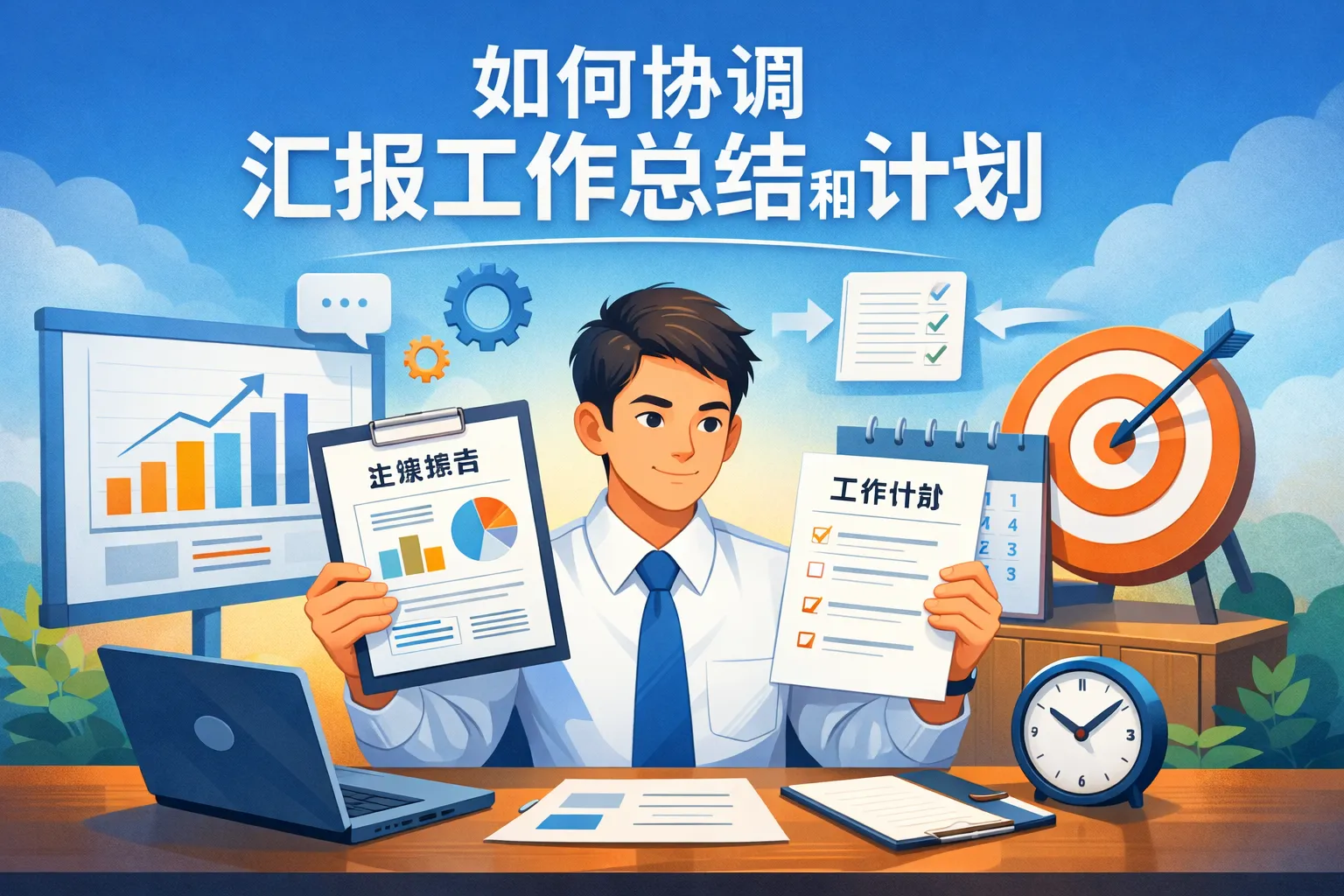 如何协调汇报工作总结和计划