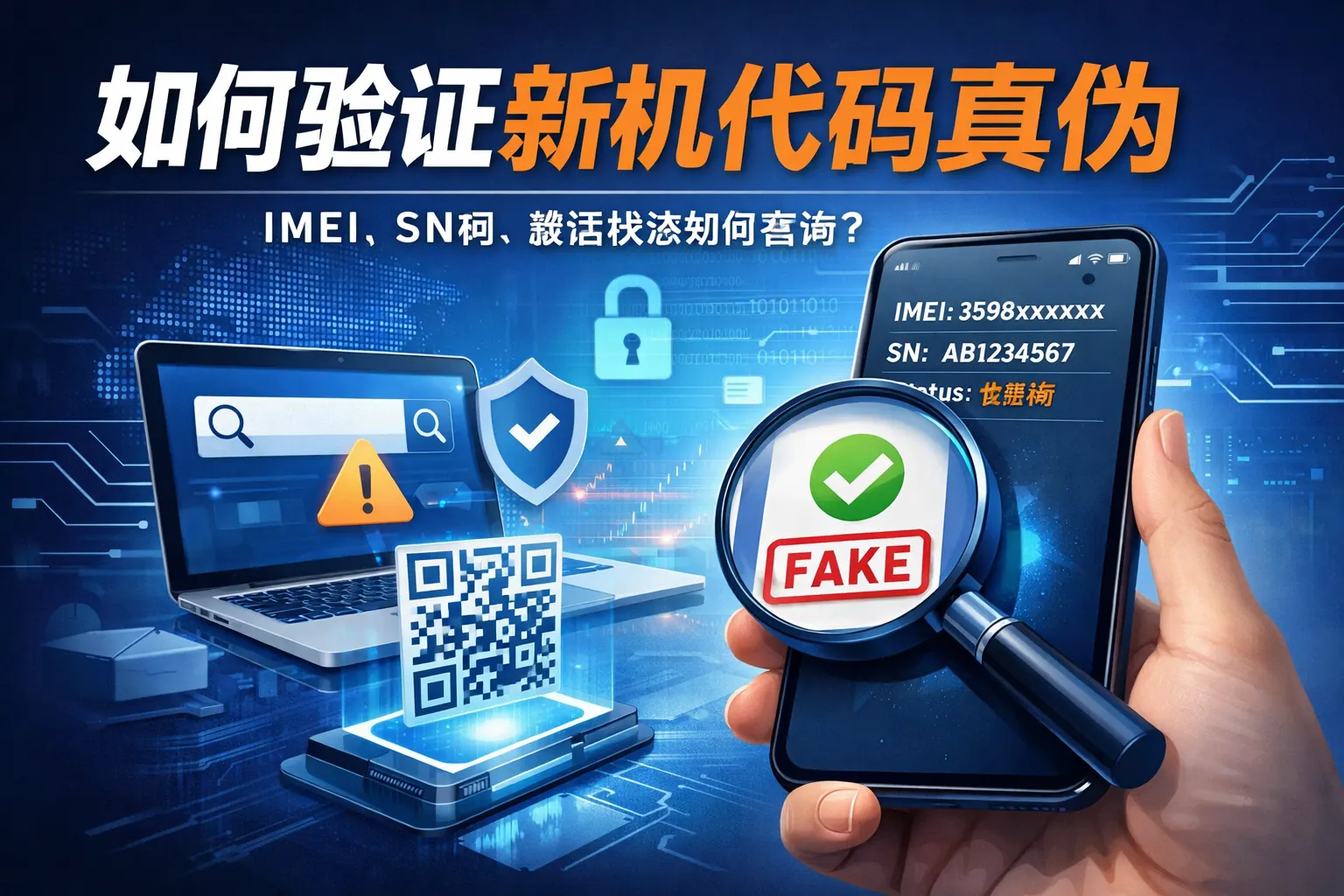 如何验证新机代码真伪