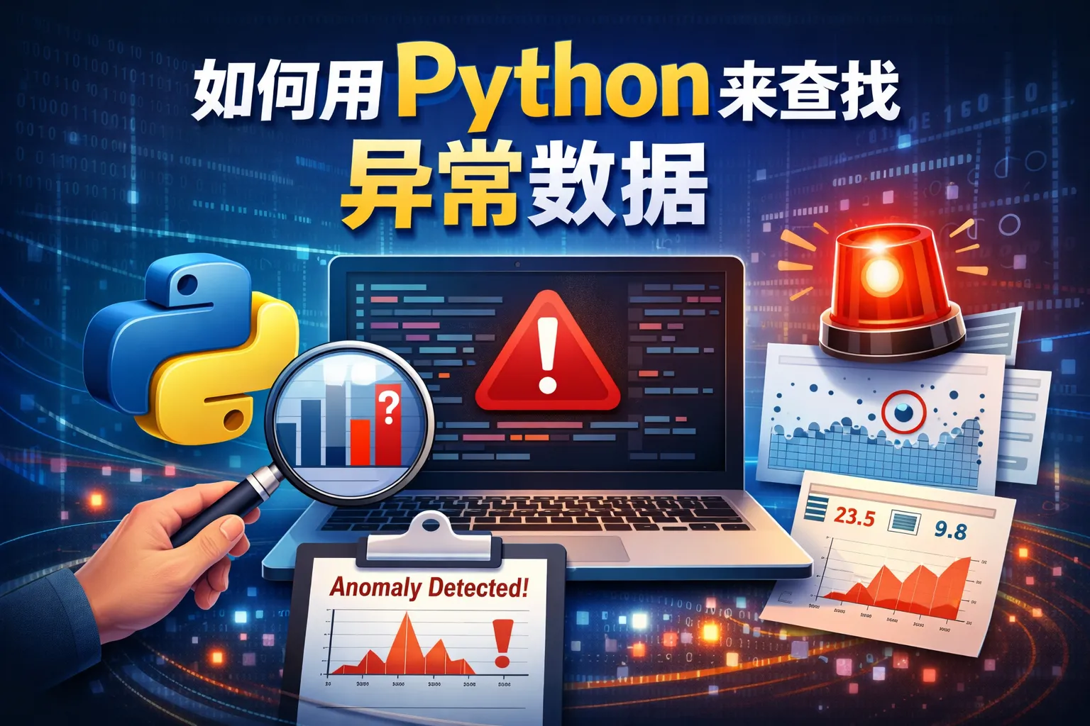 如何用python来查找异常数据