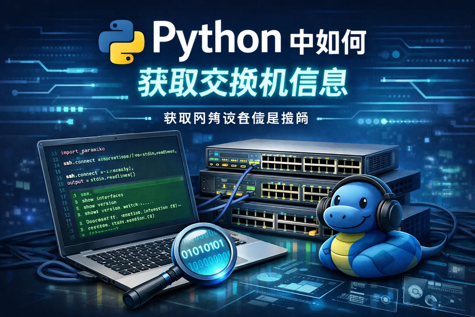python中如何获取交换机信息