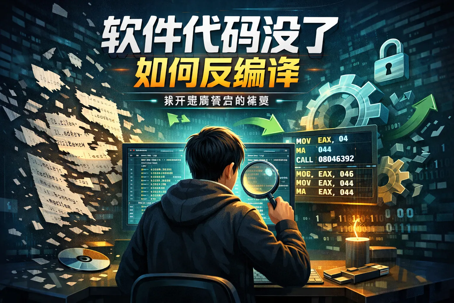 软件代码没了如何反编译