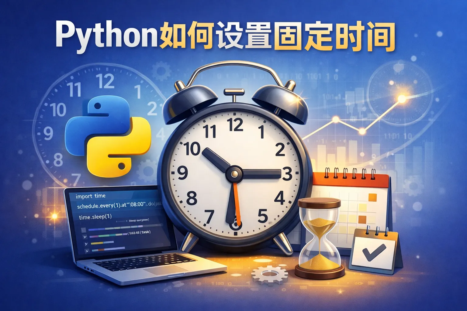 python如何设置固定时间