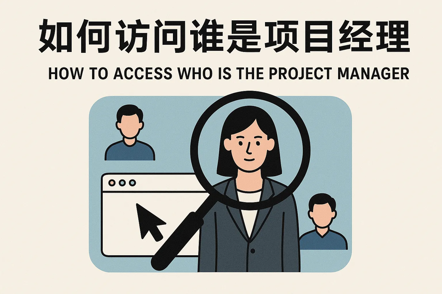 如何访问谁是项目经理