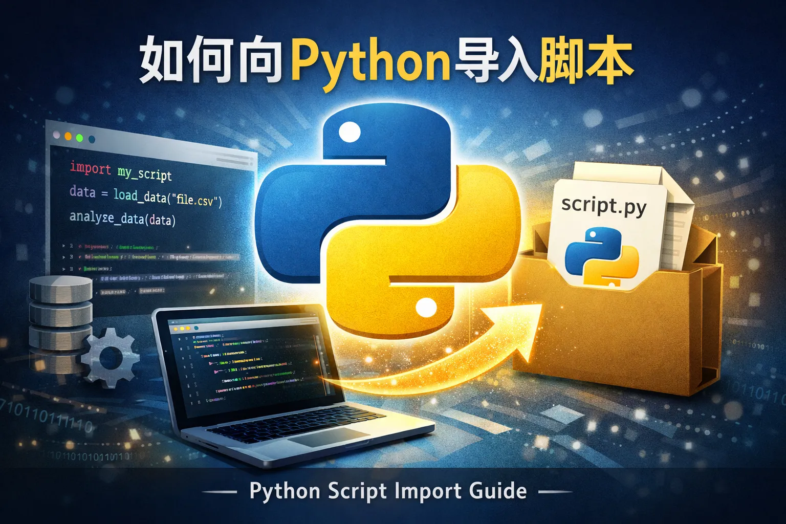 如何向python导入脚本