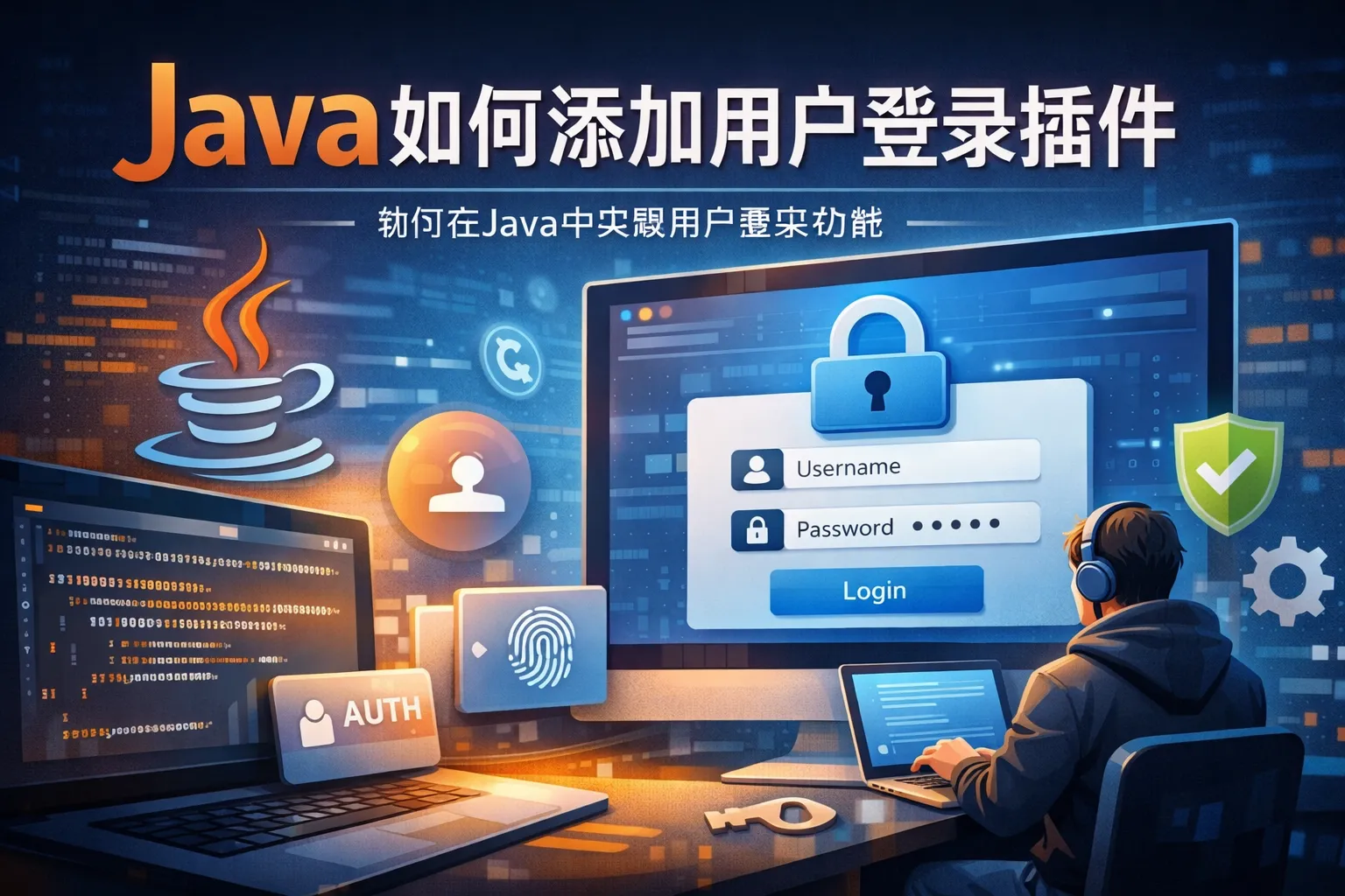 java如何添加用户登录插件