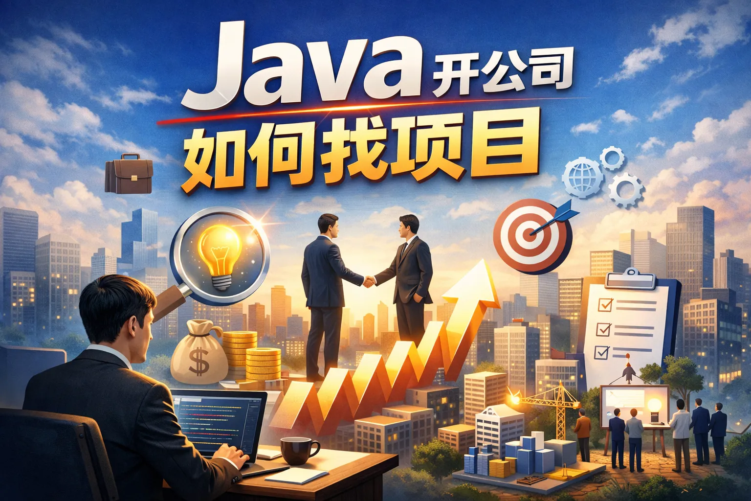 java开公司如何找项目