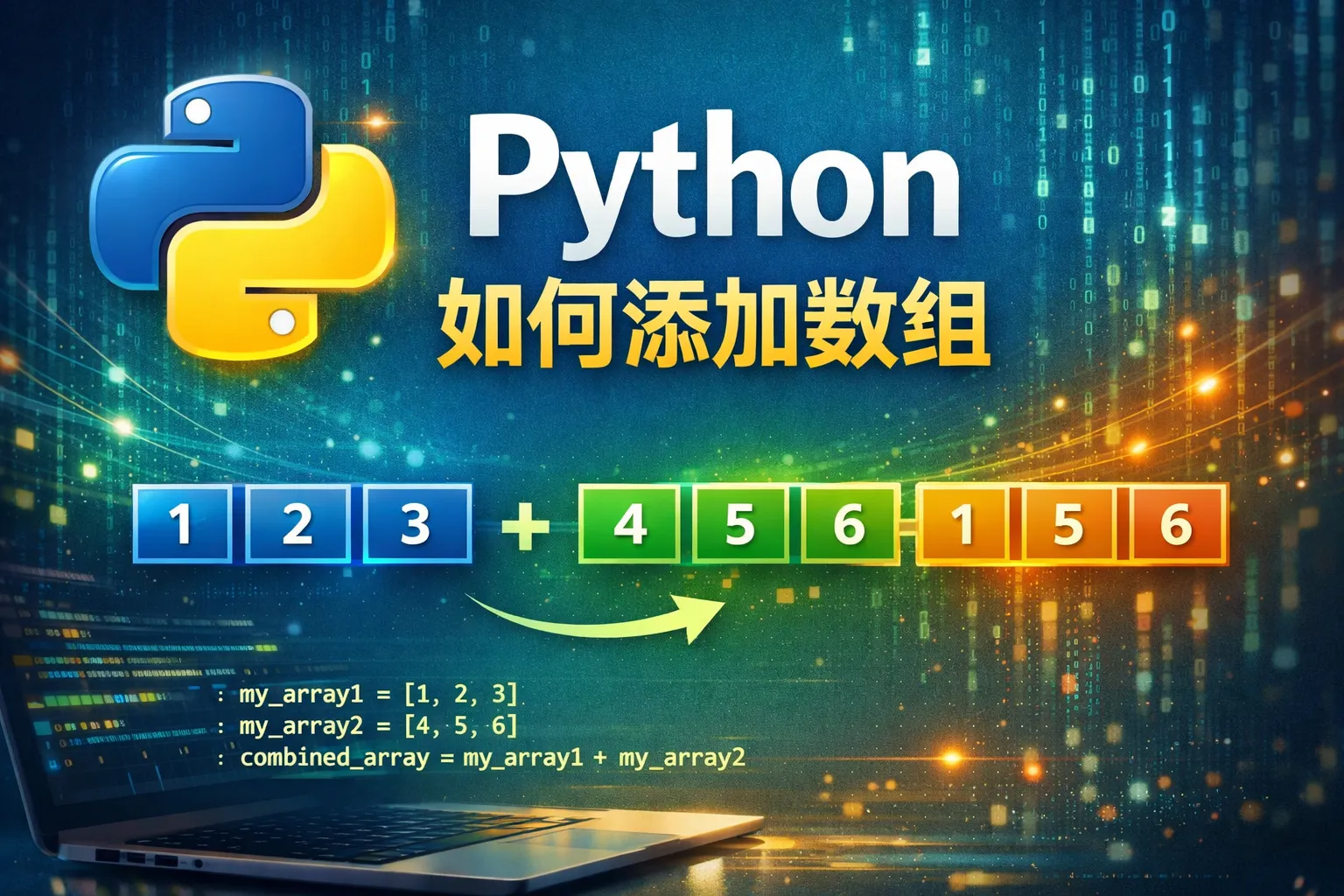python 如何添加数组