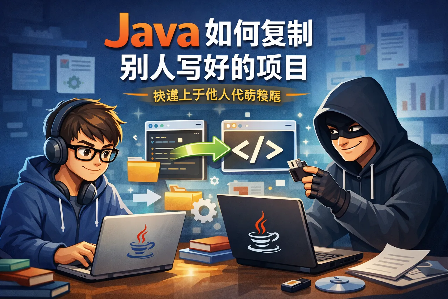 java如何复制别人写好的项目