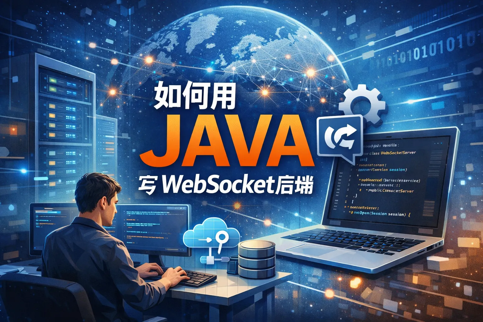 如何用JAVA写websocket后端