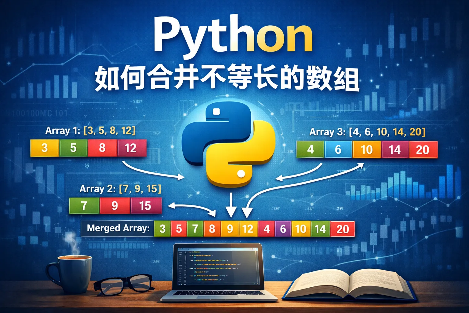 python如何合并不等长的数组