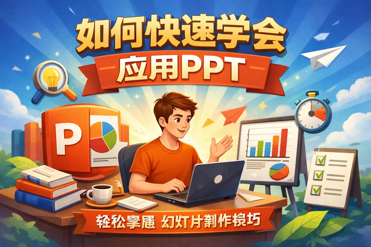 如何快速学会应用ppt