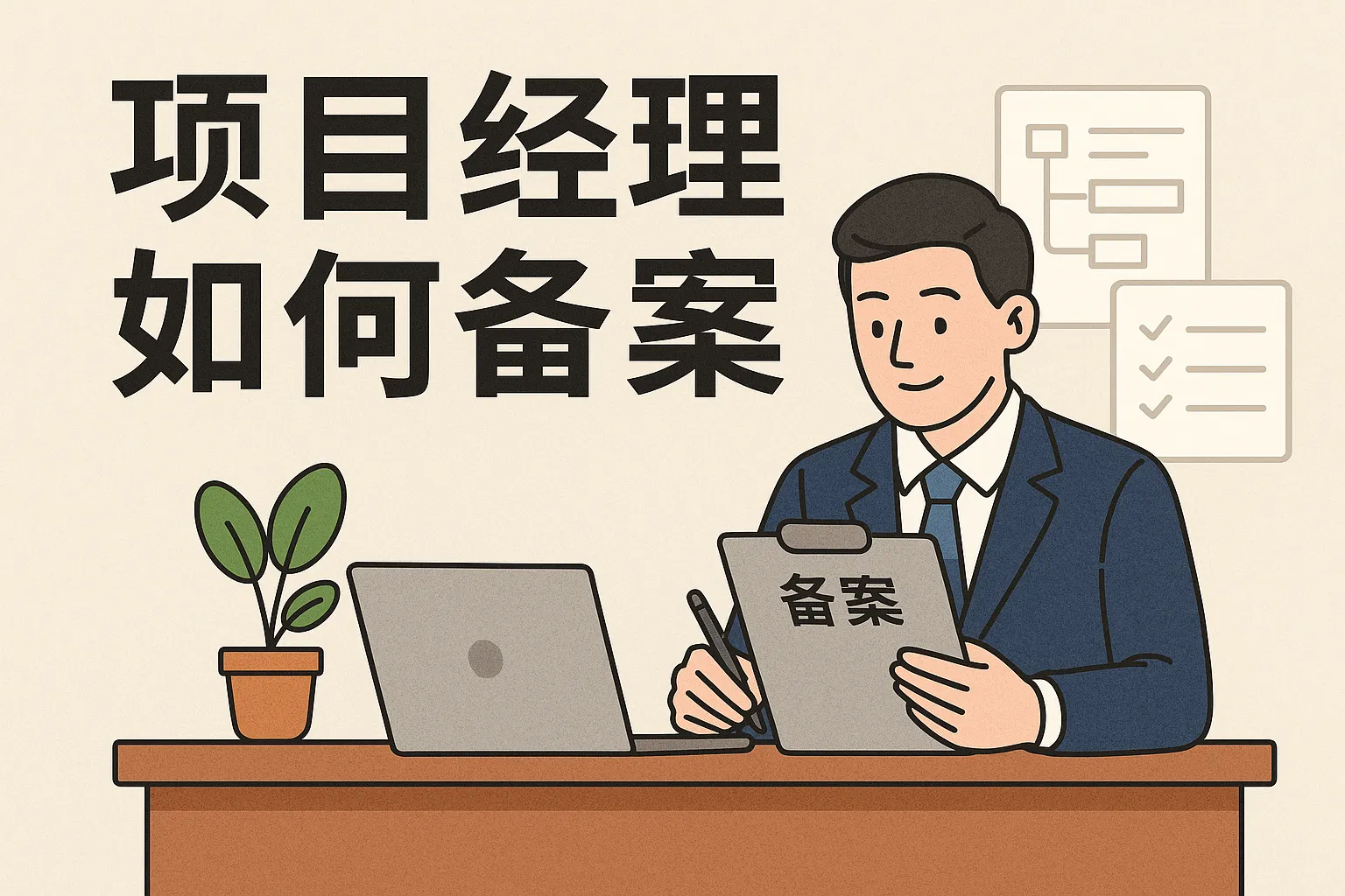 项目经理如何备案