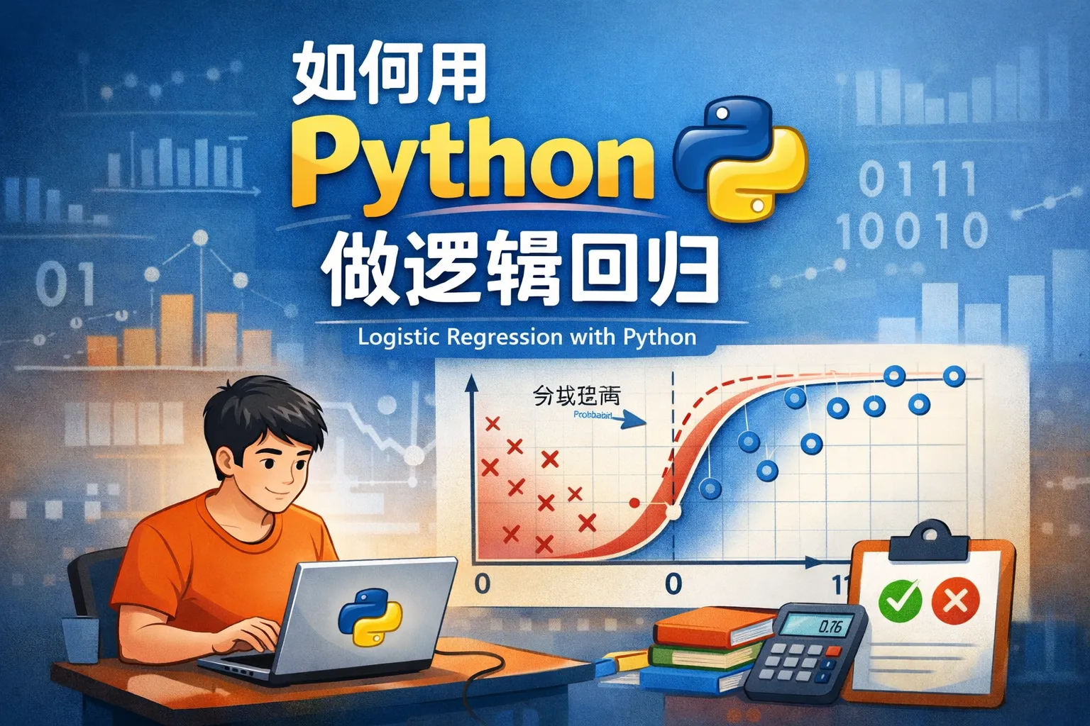 如何用python做逻辑回归