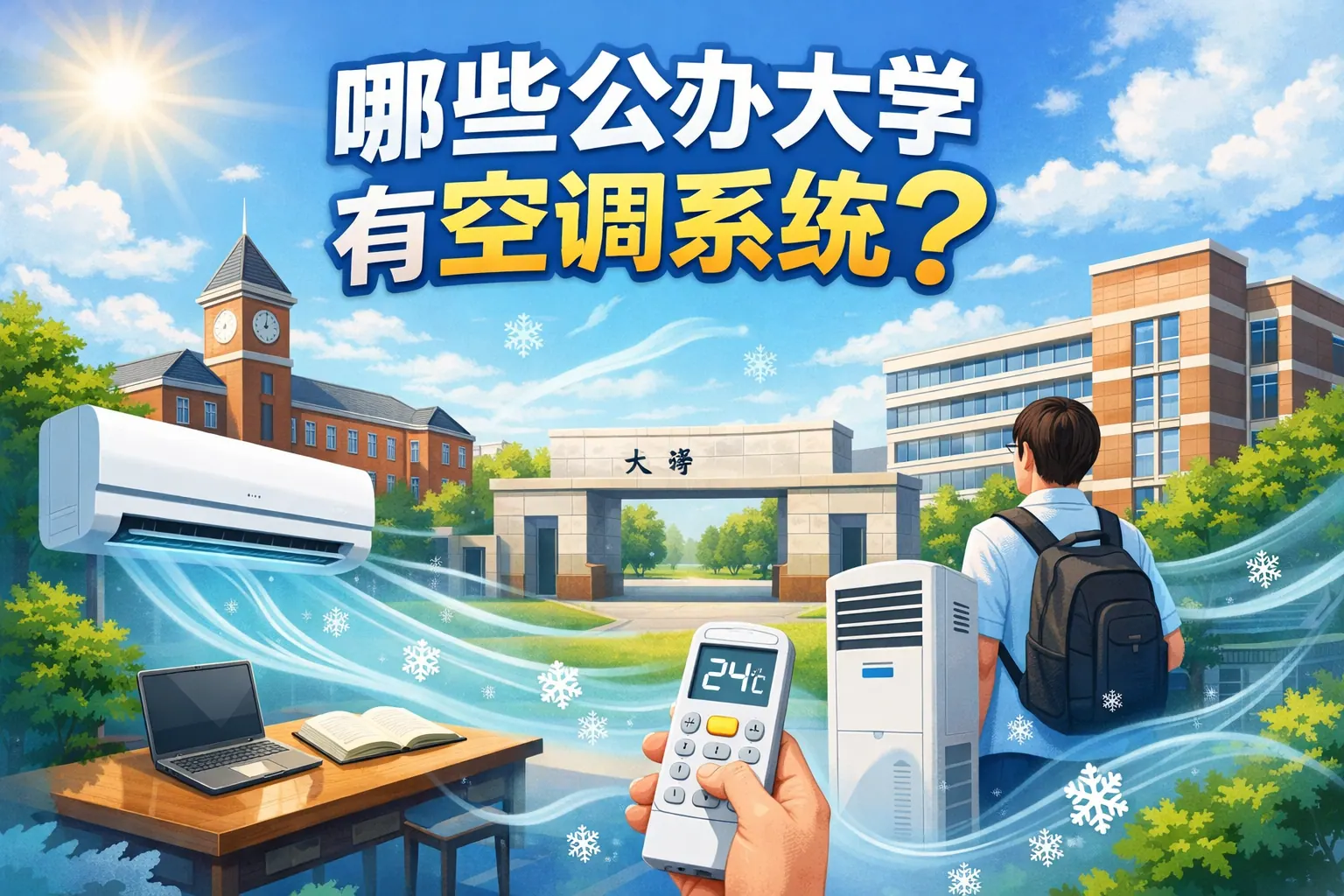 哪些公办大学有空调系统
