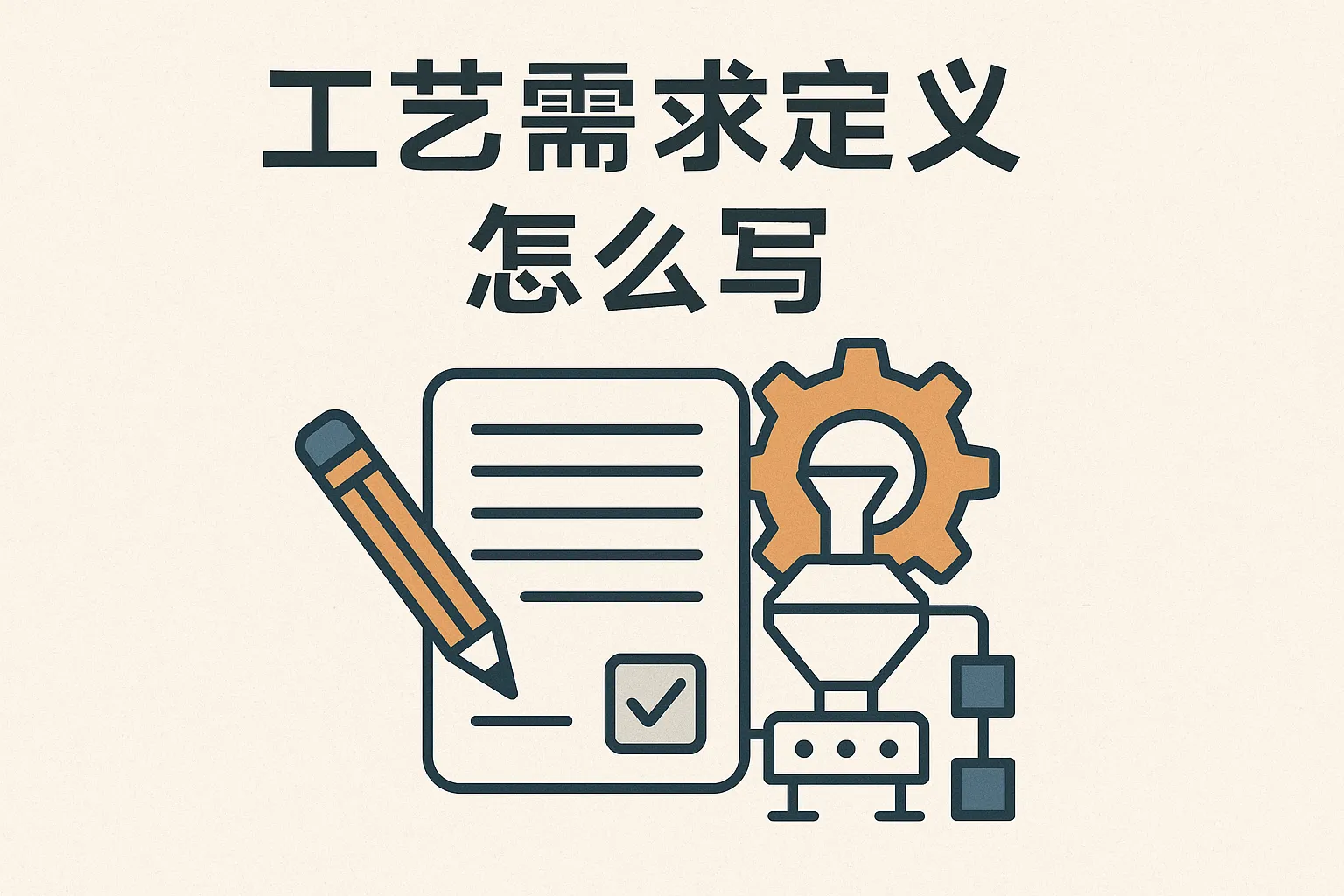工艺需求定义怎么写的
