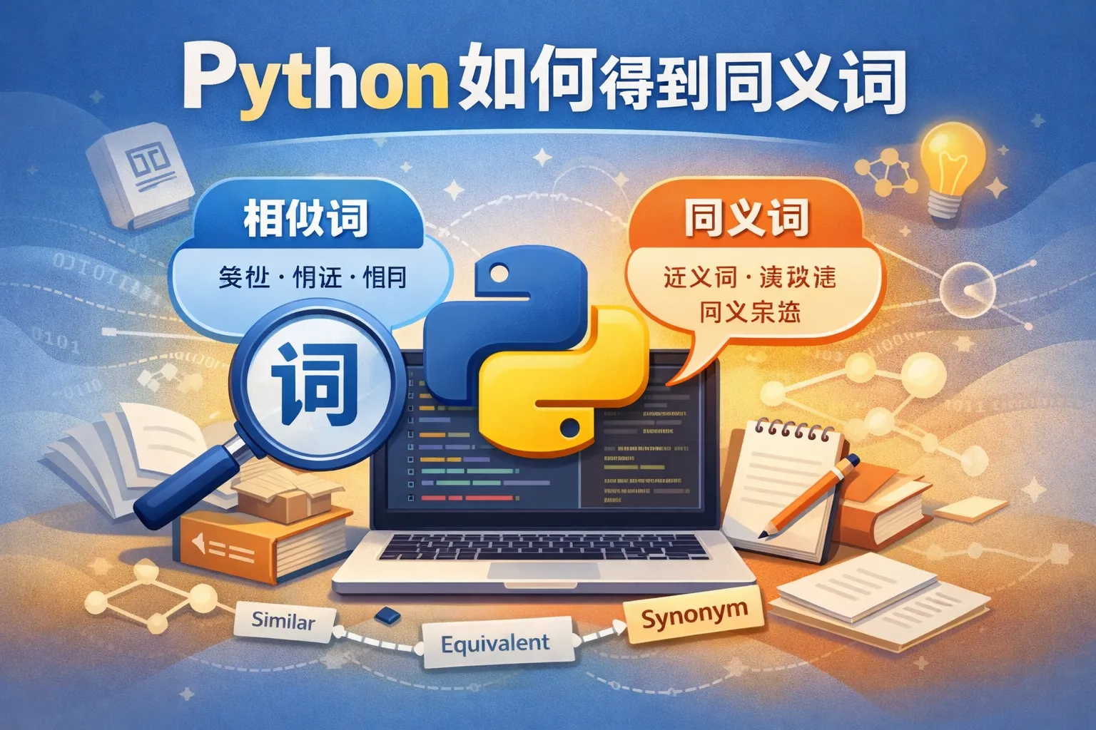 python如何得到同义词