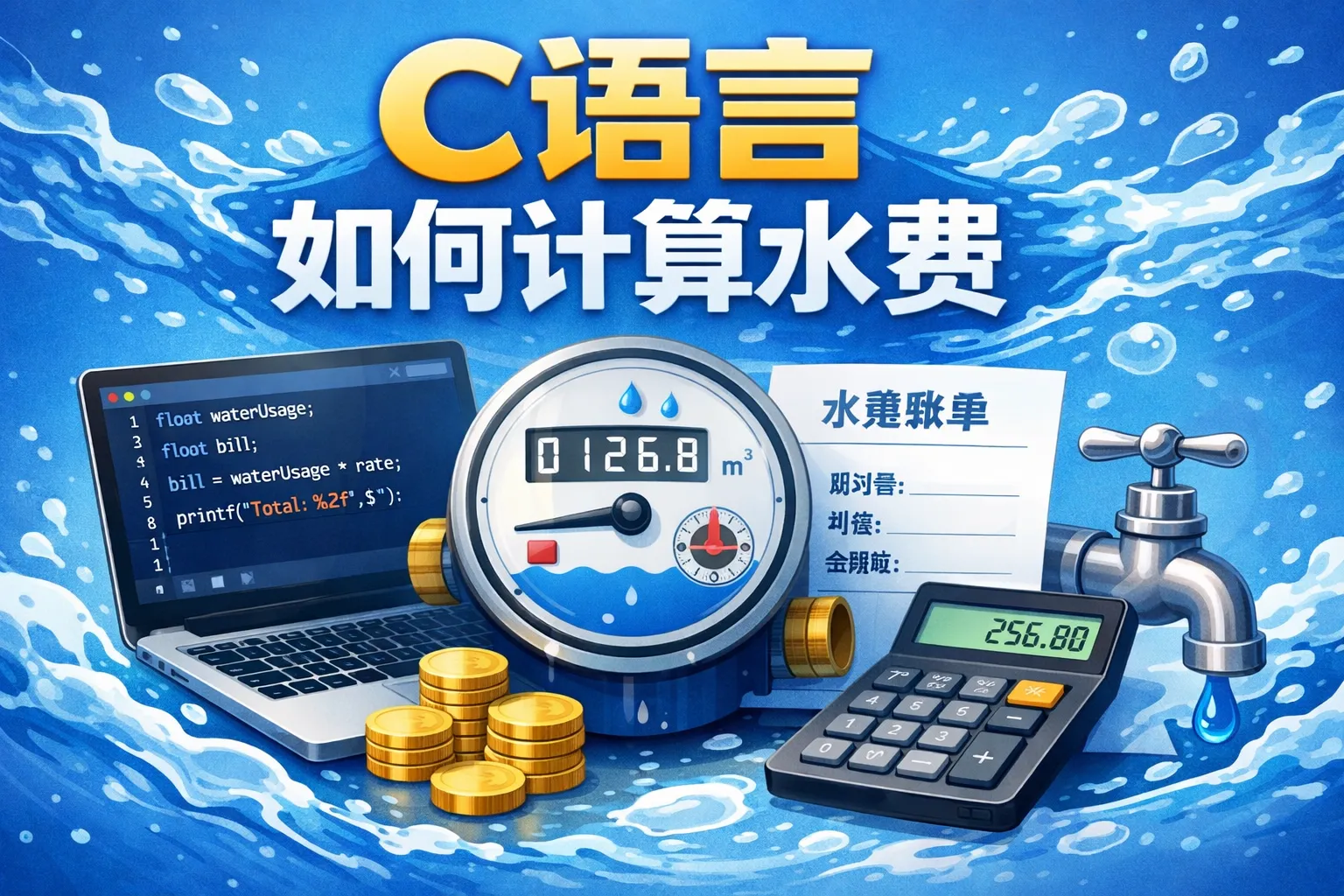 c语言如何计算水费