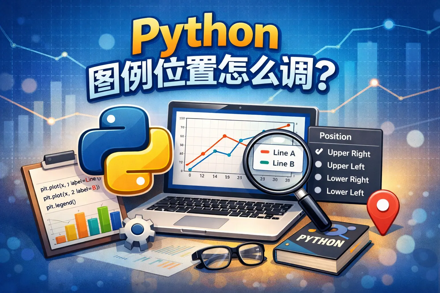 python图例位置怎么调