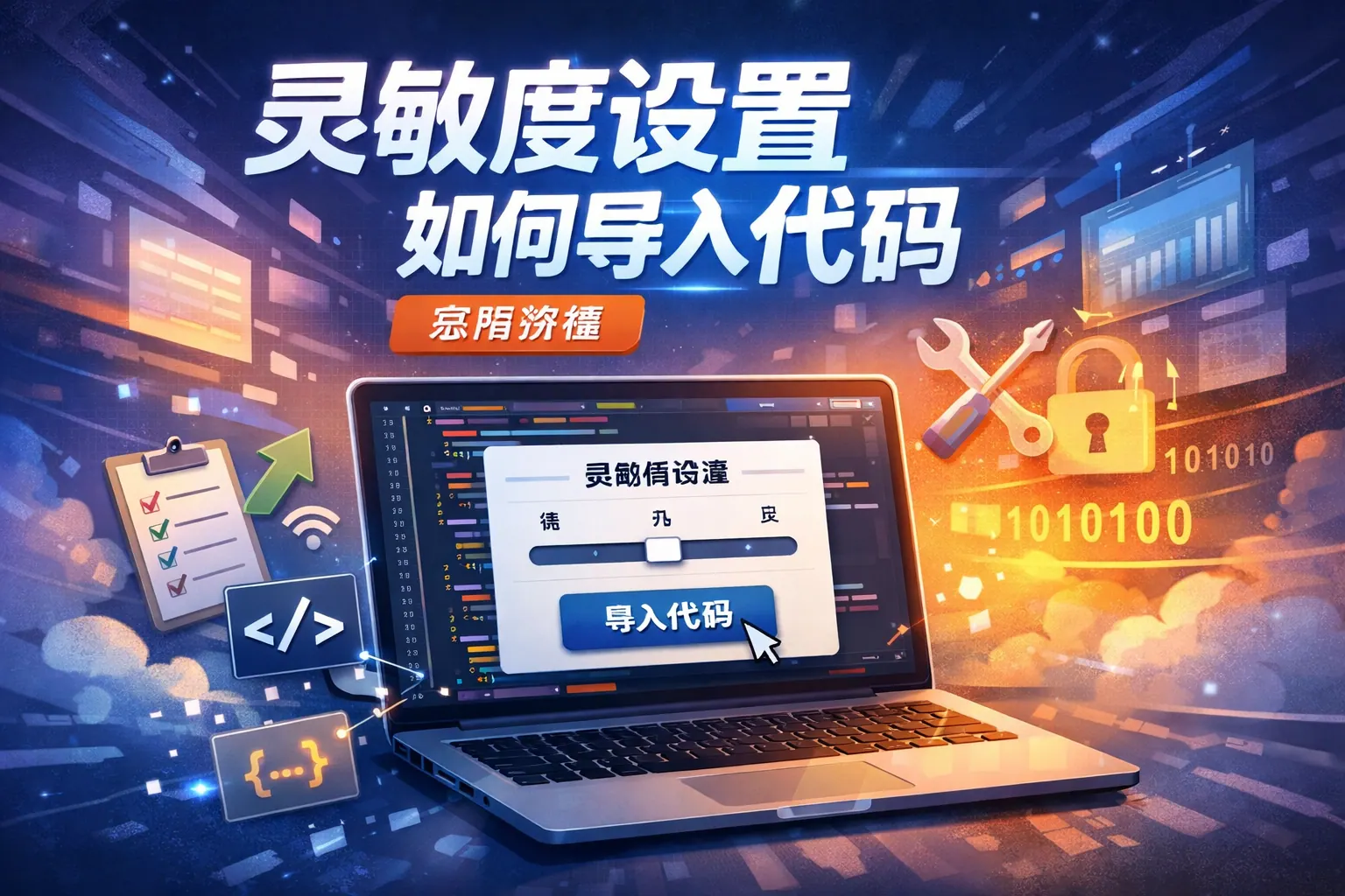 灵敏度设置如何导入代码