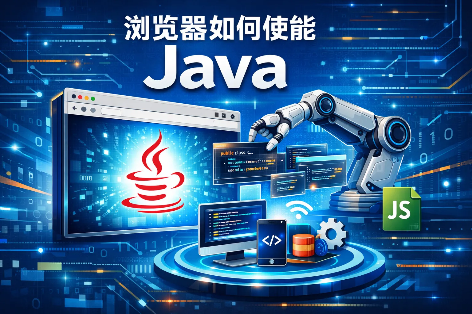 浏览器如何使能java