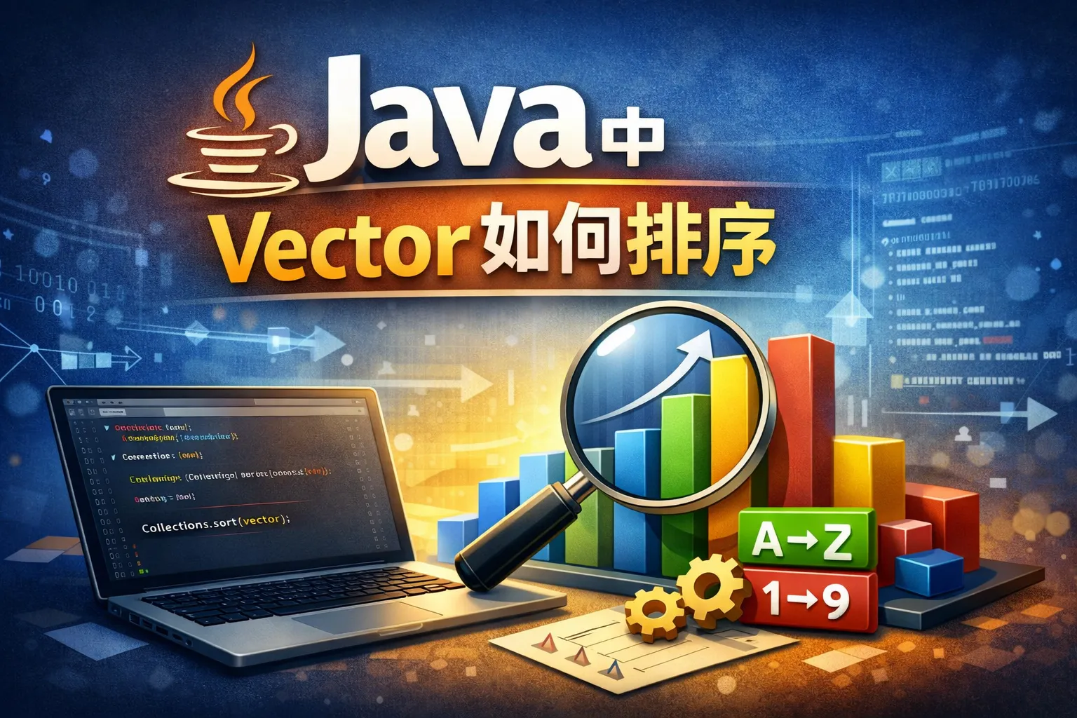 java中vector如何排序