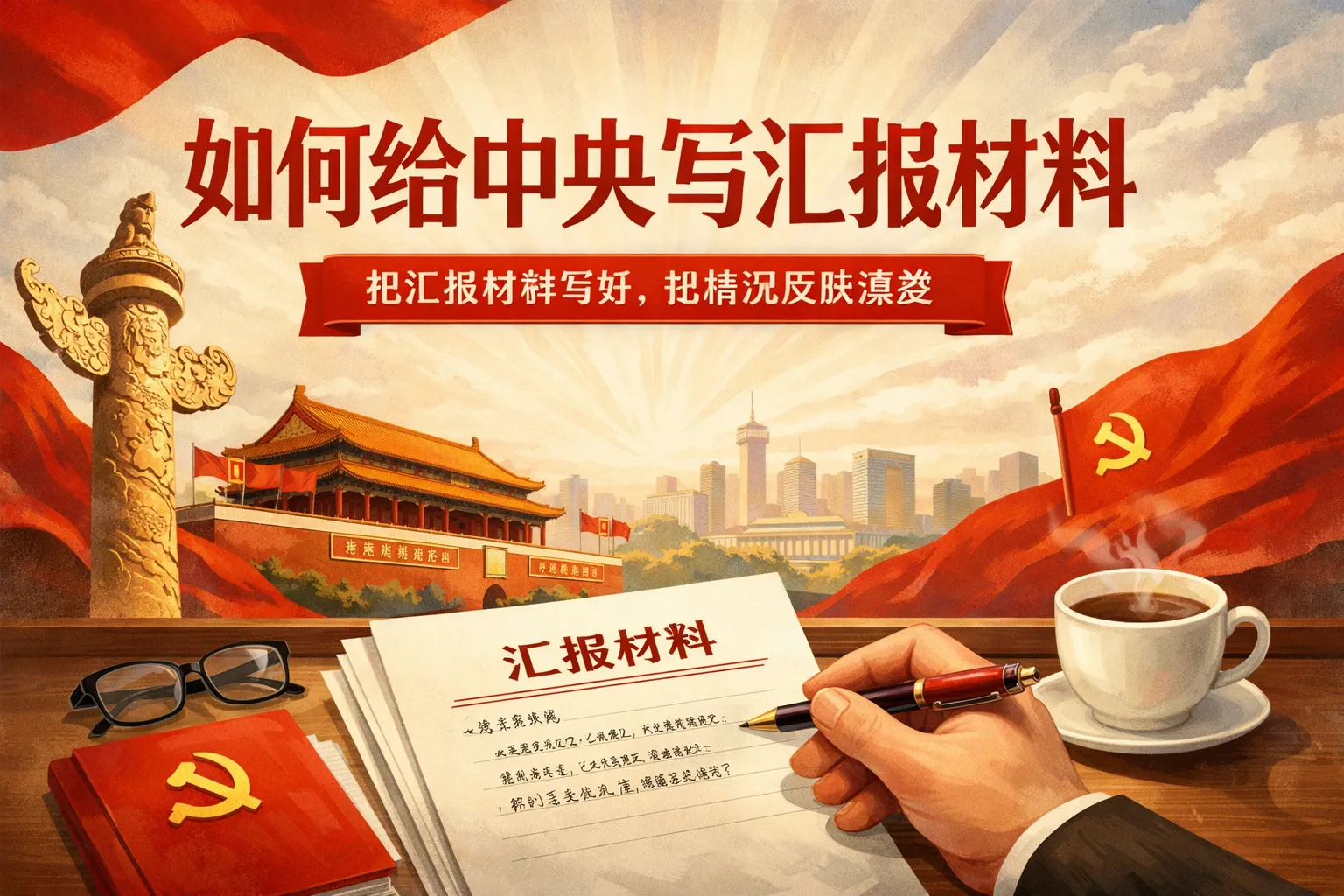 如何给中央写汇报材料