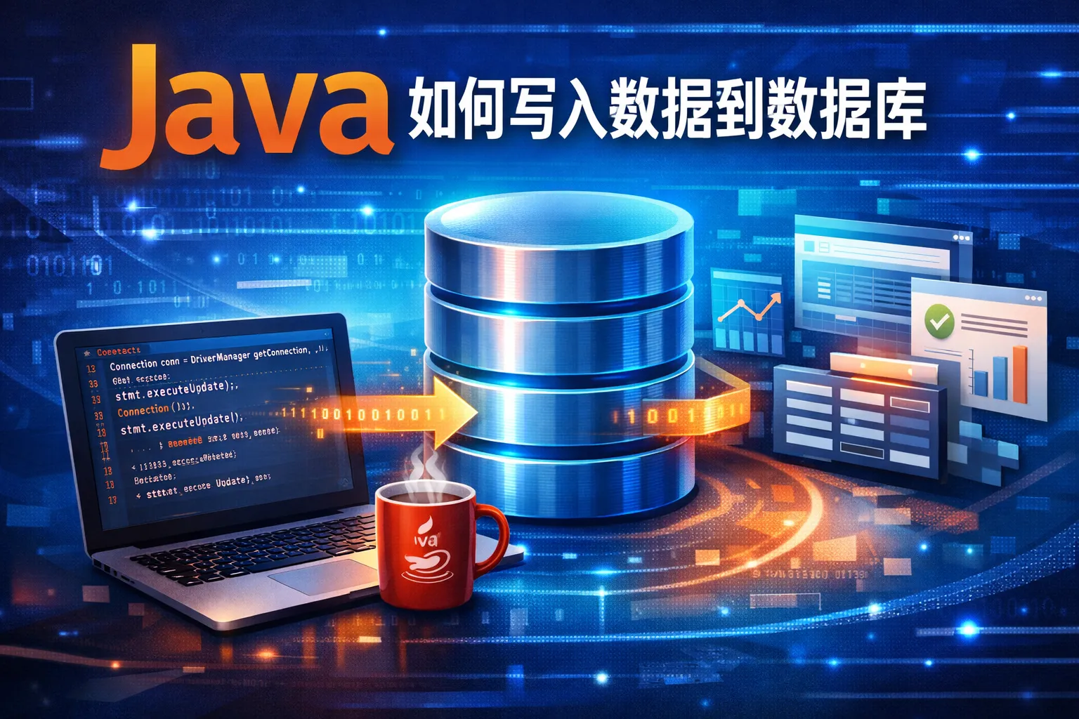 java如何写入数据到数据库