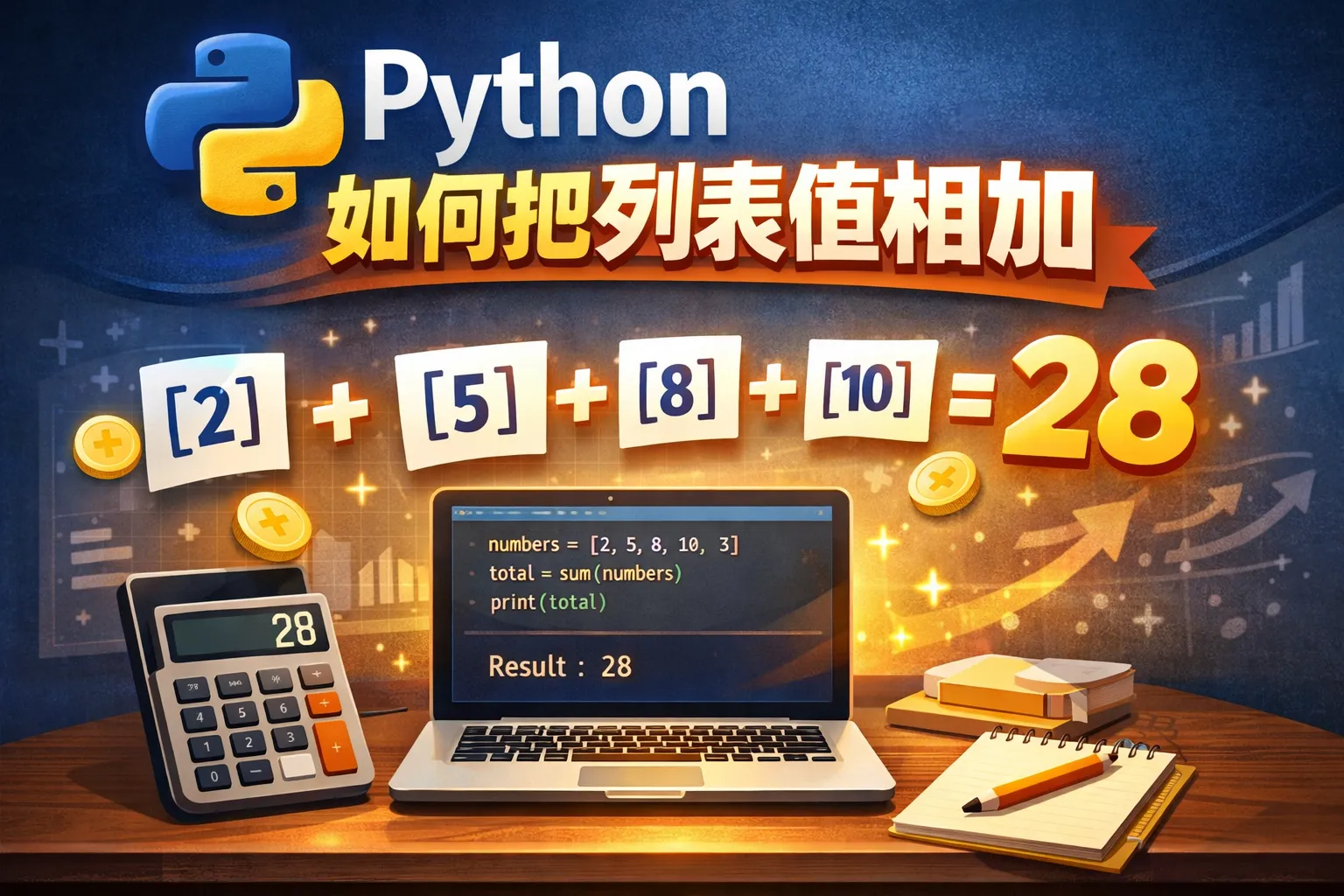 python如何把列表值相加