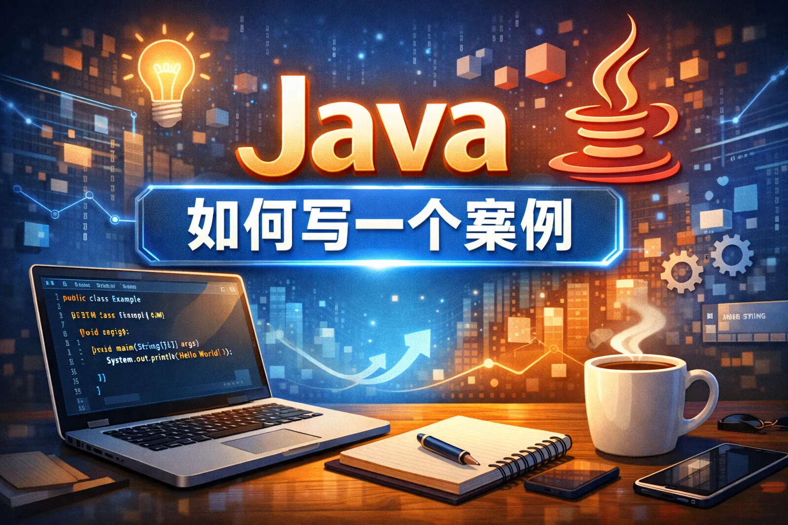 java如何写一个案例