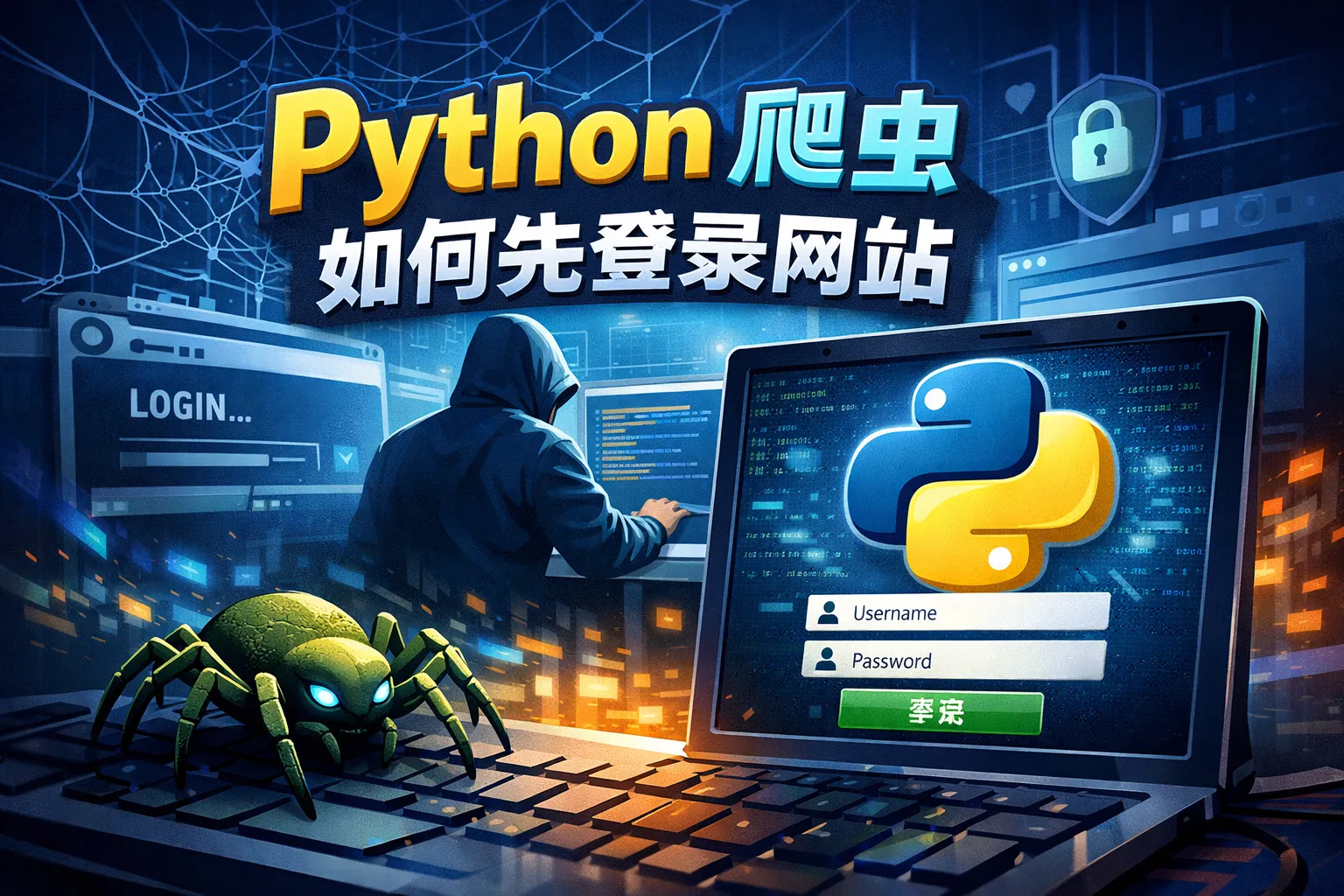 python爬虫如何先登录网站