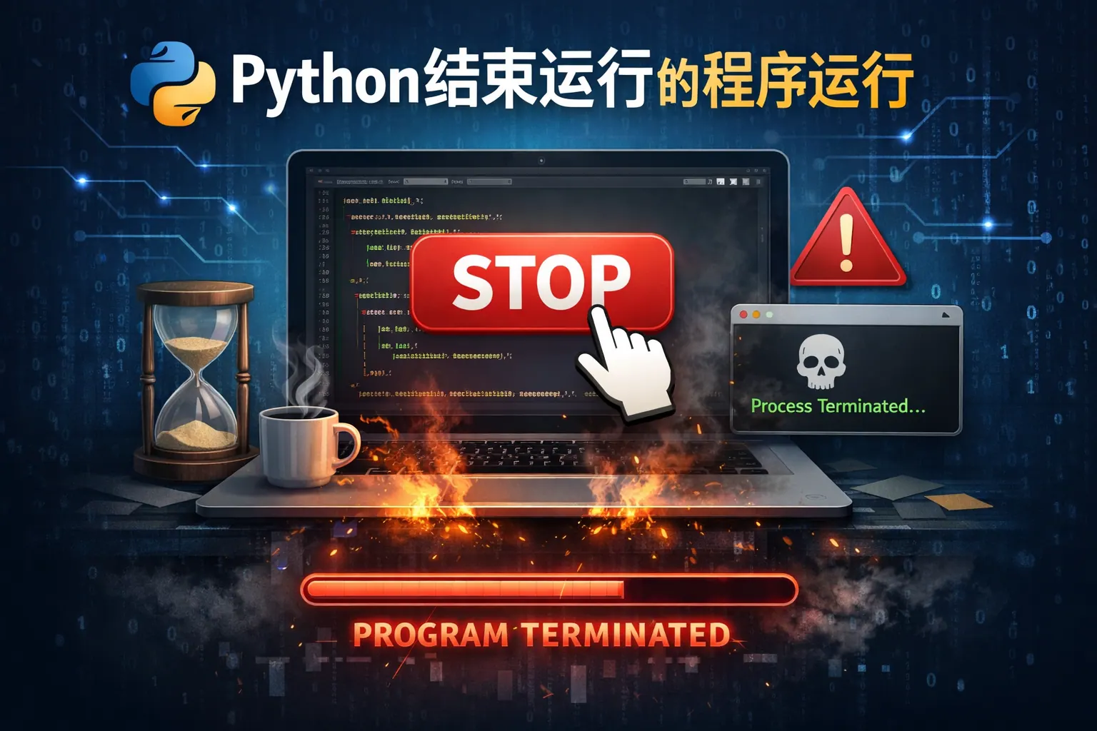 python结束运行的程序运行